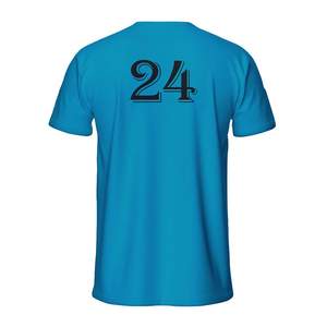 Camiseta de Manga Corta con Cuello Redondo, 100% Algodón, 220g, Diseño en Blanco con Logotipo Impreso, Diseño Moderno y Único para Hombre, Precio Competitivo - Product Image 6