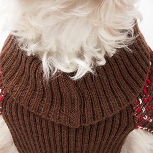 Vintage sinfonia statica moda cane maglione lavorato a maglia Pet vestiti - Product Image 3