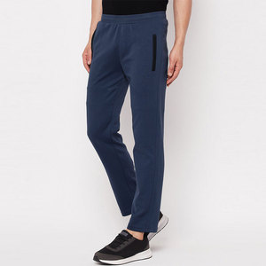 Pantalones de hombre para uso casual, mezcla de algodón, corte ajustado, tela suave para actividades diarias - Product Image 1