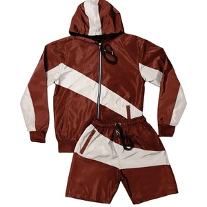 2026 Heavyweight Men's Hooded <b>Windbreaker</b> Jacket Custom Logo Breathable Windproof Waterproof Solid 100% Cotton <b>Beach</b> Running - Product Image 4