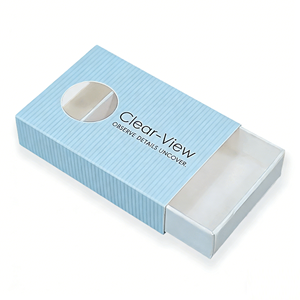 Black White Personalised Art Paperboard <b>Match</b> Style Drawer Gift <b>Box</b> Glossy Lamination UV Coating Embossing Recycled Materials - Product Image 3