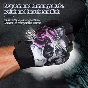 Gants de cyclisme personnalisés à doigts entiers, compatibles écran tactile, pour VTT, antidérapants, respirants, pour hommes et femmes - Product Image 2