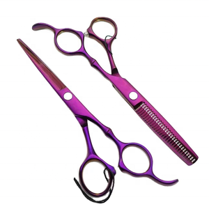 Ciseaux de coupe de cheveux amincissement cisaillement professionnel barbier 6 pouces mélange cisaillement Salon rasoir bord coupe de cheveux StylingScissor - Product Image 1