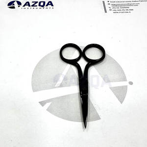 Tijeras de Bordado de Acero Inoxidable con Recubrimiento Negro, Cuchillas Afiladas de Precisión, Cortahilos, Herramienta para Manualidades - Product Image 2