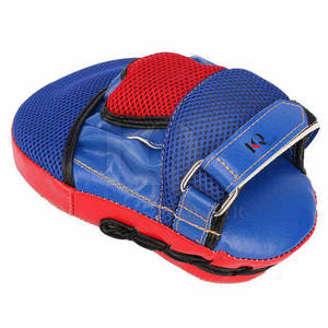 Pads de frappe en cuir de haute qualité, résistants, forme standard, matériau anti-transpiration, légers et respirants pour les entraîneurs - Product Image 4