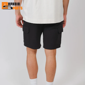 Pantalones Cortos Deportivos Casuales de Algodón 100% de Alto Gramaje para Hombre, Transpirables, de Secado Rápido, con Cintura Elástica y Media, Ideales para Correr - Product Image 4