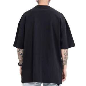 เสื้อยืดคอกลมแขนสั้นทรงหลวมสไตล์ลำลองสำหรับผู้ชาย OEM รุ่นใหม่ประจำปี 2025 เสื้อยืดทรงบ็อกซี่ผ้าฝ้ายใส่สบายสำหรับฤดูร้อน เสื้อยืดผู้ชายสุดหรู - Product Image 5