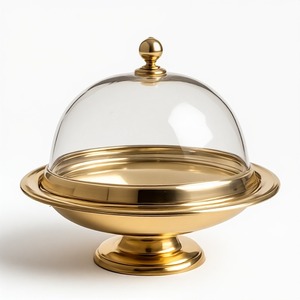 Cúpula para Pastel de Diseño de Lujo, Hecha a Medida para Hogares Sofisticados, con Hermosa Artesanía y Funciones Prácticas para la Conservación de Alimentos - Product Image 1
