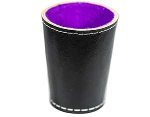 Copa de Dados Clásica de Lujo Cuadrada de Cuero PU Hecha a Mano Duradera con Ruedas - Product Image 3