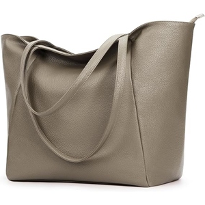 Sac fourre-tout de luxe pour femme, grand sac à bandoulière, sac de shopping minimaliste et tendance, sac de travail, sac de transport, fournisseur en gros OEM de marques privées - Product Image 4