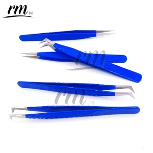 แหนบต่อขนตา RMI Royal Blue Professional รุ่น Diamond Grip ปลายแหลม ผลิตจากเหล็กกล้าคุณภาพสูง ใช้งานได้ยาวนาน - Product Image 5