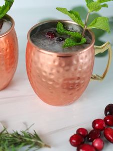 Copper cocktail mug collection orchid sunrise beverage <b>cups</b> <b>reusable</b> premium drink mugs durable finish - Product Image 3