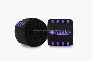 Rodilleras Elásticas Premium con Logotipo Personalizado para Levantamiento de Pesas, Powerlifting, Soporte para Sentadillas, Equipo de Gimnasio y Fitness, Correas Ajustables - Product Image 5