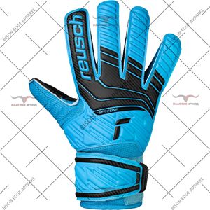 <span class=keywords><strong>Gants</strong></span> <span class=keywords><strong>de</strong></span> <span class=keywords><strong>gardien</strong></span> <span class=keywords><strong>de</strong></span> <span class=keywords><strong>but</strong></span> <span class=keywords><strong>Reusch</strong></span> Atract, bleu noir, paume en PU, antidérapants, protection des doigts, sangle <span class=keywords><strong>de</strong></span> poignet réglable, unisexe - Product Image 6