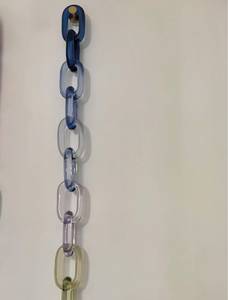 <b>Resin</b> link chain wall decor Customization <b>resin</b> Chain links big size and <b>clear</b> colors multi colors <b>resin</b> big links available - Product Image 3