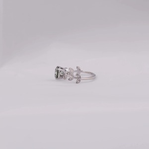 Anillo de compromiso de corte ovalado de oro rosa macizo con diamante creado en laboratorio para regalo de cumpleaños de fabricante indio de India - Product Image 5