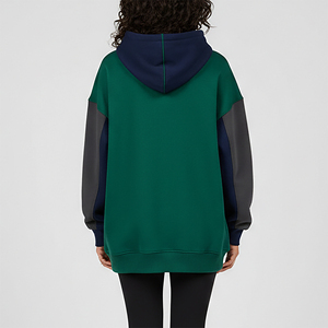 Nueva llegada, sudadera con capucha de manga larga con logotipo personalizado impreso para la temporada de invierno, MOQ bajo, sudaderas con capucha para mujer a precio de mayoreo OEM - Product Image 2