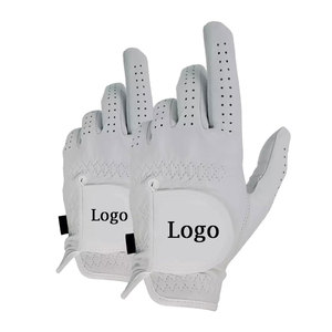 Gants de golf en cuir pour hommes personnalisables avec logo, fabriqués au Pakistan, pour droitiers, en tissu de peau de mouton souple, légers et antidérapants - Product Image 1