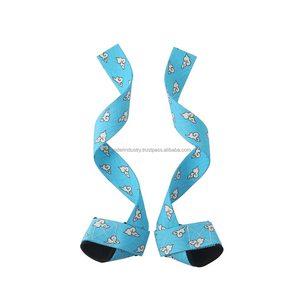 Dernier modèle Dragonne en cuir rembourrée antidérapante pour haltérophilie, sangles de fitness - Product Image 1