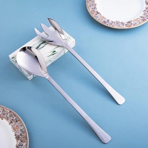 Elegante Juego de Ensaladera de Metal con Acabado Liso para Decoración Moderna del Comedor - Product Image 5