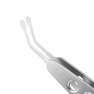 Pinzas Oftálmicas Quirúrgicas Microfórceps Manuales <span class=keywords><strong>de</strong></span> Acero Inoxidable, Instrumento Oftalmológico Hospitalario con Punta Fina Curva para Capsulorrexis y <span class=keywords><strong>Cataratas</strong></span> - Product Image 5