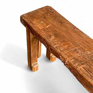 Bancos de Madera Estilo Vintage de la India, Banco de Madera Resistente para el Hogar, Decoración Vintage Combinable - MOQ 1 Contenedor Únicamente - Product Image 3