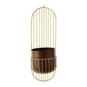 Maceta de Metal Hecha a Mano con Acabado Blanco Lavado, Duradera y Ecológica para Decoración del Hogar, Interiores, Exteriores y Jardín - Product Image 6