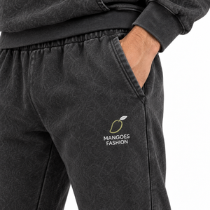 Survêtement en molleton de coton pour homme, marque privée, logo imprimé, tissu de qualité supérieure, respirant, séchage rapide, design streetwear vintage - Product Image 5