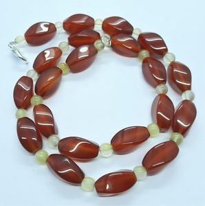 Cuentas cuadradas retorcidas de ónix rojo natural AAA de 8x16 mm, cuentas de ónix retorcidas lisas de 18 pulgadas, cuentas de ónix rojo para la fabricación de joyas. - Product Image 6