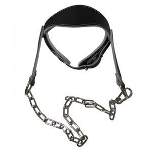 Latest Design Adjustable Durable <b>Leather</b> Head <b>Harness</b> Workout for Gym Fitness Equipment Accessory Neck <b>Leather</b> Head <b>Harness</b> - Product Image 1