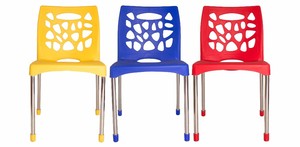 Sillas escolares de plástico de diseño moderno para estudiantes - Product Image 2