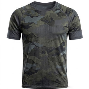 T-shirt de sport moderne pour homme à col rond et coupe confortable, idéal pour l'entraînement et le quotidien - Product Image 1
