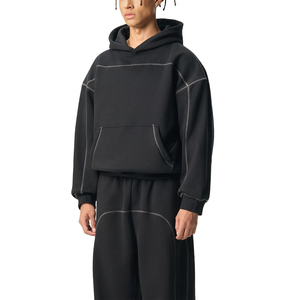Sudadera con Capucha Personalizada de Algodón y Felpa, Estilo Urbano Informal, Sudadera con Capucha para Hombre y Mujer, Unisex, Impresión Serigráfica, Impresión Puff - Product Image 3