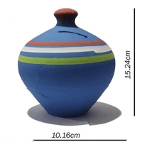 Ensemble de tirelires Gullak en céramique peintes à la main, de haute qualité, colorées, écologiques, ignifuges, imperméables, 5 pouces, pour enfants et adultes