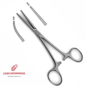 Pinces Kocher 1x2 à dents, pinces hémostatiques chirurgicales en acier inoxydable, instrument médical chirurgical - Product Image 4