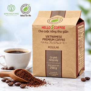 Du café torréfié à la tasse : Hello5, café moulu vietnamien régulier, provenant de l'usine du Vietnam - Product Image 3