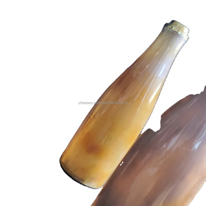 ขวดไวน์ทำจากเขาควายธรรมชาติ งานแฮนด์เมด เป็นมิตรกับสิ่งแวดล้อม ปรับแต่งขนาดได้ - Product Image 2