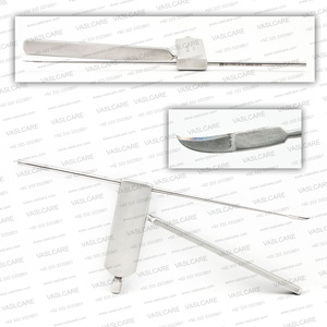 Kleinsasser Handle 10cm Micro Laryngeal Instrument <b>Holder</b> Thumb Screw Handle ENT Surgical instruments by Vaslcare - Product Image 4