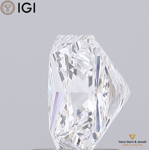 Diamante Cultivado en Laboratorio CVD de 2.00 Quilates, Color E, Claridad VVS1, Corte Princesa, Certificado IGI, para Joyería Fina de Belleza Clásica - Product Image 3