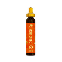 Boisson liquide à base d'albumine d'œuf HONGILCHEON Premium Albumin Drink Taegeuk Vial, boisson protéinée de qualité alimentaire, prête à boire, en flacon.