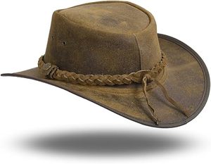 Unisex Rounded Wide Brim Cowboy <b>Hats</b> Fall Winter Outdoor Party Sports Fishing Horse Riding Adjustable Men Women - Product Image 4