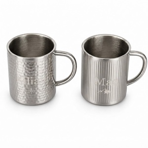 Custom Logo Stainless Steel <b>Mug</b> Coffee Cup Hammered Finish Insulated Metal <b>Mug</b> Stainless Steel Coffee <b>Mug</b> Factory Price - Product Image 1