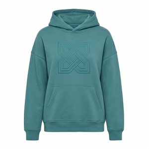 Sudadera con Capucha Personalizada para Mujer, Efecto Desgastado, Algodón, con Logotipo Frontal, Anti-Pilling, Transpirable - Product Image 1