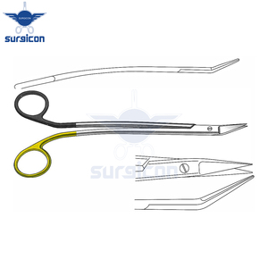 Ciseaux Dean à lame simple 12 cm / 4-3/4 pouces, semi-ébavurés, à lame unique, dentelés, Super Cut TC, ciseaux chirurgicaux médicaux de précision - Product Image 2
