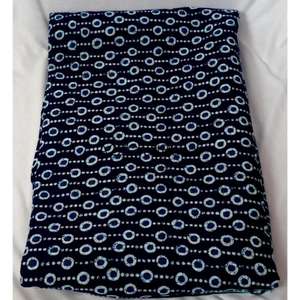 Tissu en coton pur 100% de haute qualité, biologique, écologique, respirant, imprimé à la main, pour chemin de table, rideau, robe, pyjama - Product Image 3