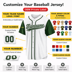 Maillot de baseball personnalisé brodé respirant 100 % polyester col en V Clubs Équipes Ligues Écoles OEM Marque privée Manches courtes - Product Image 6