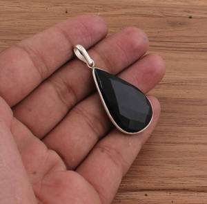 Vintage 925 Sterling Silver Zircon <b>Charms</b> Simple Wholesale High Quality Botanical Jewelry Necklace Making - Product Image 4