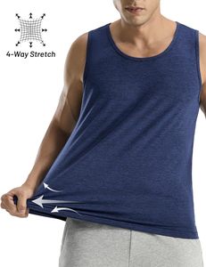 Débardeur de sport pour homme, écologique, à séchage rapide, respirant, sans manches, extensible, pour la musculation, décontracté, été - Product Image 2
