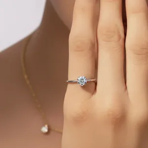 Heart Shaped Round Solitaire <b>Ring</b> With IGI Certified VVS-VS Clarity Buy Direct From <b>Indian</b> Trusted Supplier - Product Image 2