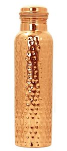 Botella de Agua Premium 100% Cobre, a Prueba de Fugas, Botella para Beber de Cobre Puro, Ayurvédica, Saludable, Portátil - Product Image 2